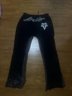 Luvstar スウェットパンツ ラインストーン - メルカリ