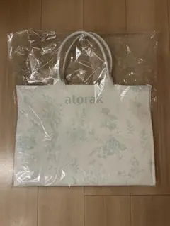 新品未開封 ルビーセル アトラク トートバッグ 花柄 ボタニカル エコバッグ