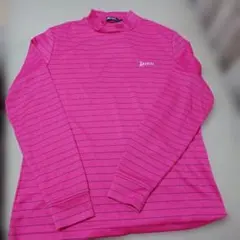 Srixon ピンク ストライプ Mサイズ ゴルフウェア