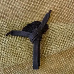 茶色の羽織紐