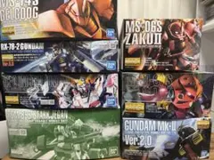 【全て定価】ガンプラ MG 7体まとめ売り【新品未組立】のサムネイル