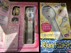 【動作確認済】e-kara イーカラ 本体 デュエトマイク カセット2本付き