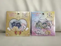 超まじかるちいかわ　フレークシール　おかおゴールド　集合レインボー