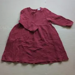 LSP 赤 ワンピース 120 マーキーズ ガーゼ