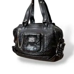 シーバイクロエ トートバッグFunny Love Satchel 黒のサムネイル