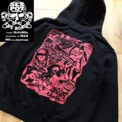 SEX POT ReVeNGe　ジップ　パーカー　赤　サブカル系　パンク系 我執キル×SEXPOT コラボ】KILL BIG ZIP パーカ ｜SEX POT