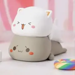 新品未使用　LINEスタンプ　もちもち動くもももねこちゃん　フィギュア