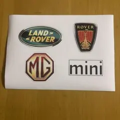 ♾️ LAND ROVER ROVER MG mini 스티커 4종 세트 ♾️