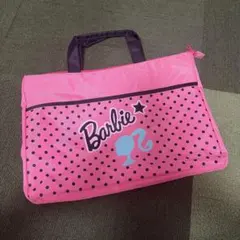 Barbie トートバッグ ピンク ドット柄　おけいこのサムネイル