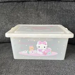 サンリオ　ハローキティ　収納ボックス　キラキラ　小物入れ　ケースのサムネイル