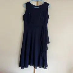 ネイビー パーティドレス XLサイズ