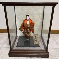 博多人形 熊野 白石一敏作 ガラスケース付 在銘 日本人形 伝統工芸