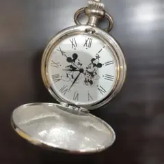 【非売品】 ディズニー ミッキー＆ミニー 懐中時計 東京三菱銀行 2001年のサムネイル
