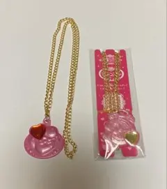 セボンスターネックレスプラ透明系紫ピンク - メルカリ