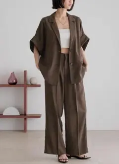 【完売品】LOWRYS FARM バスケットジャケット&パンツ セットアップ