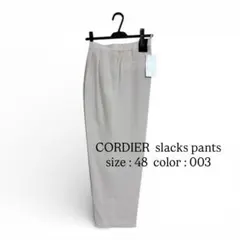 CORDIER アイボリー スラックス ゴムウエスト フォーマル 入学式 卒業式