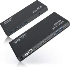 USB C デュアル4Kドック 65WノートPC充電対応ドッキングステーション