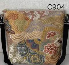ハンドメイドC904 帯を使ったショルダーバッグ 大きめ