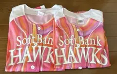 SoftBank Hawks ユニフォーム ピンク　MとＬサイズ