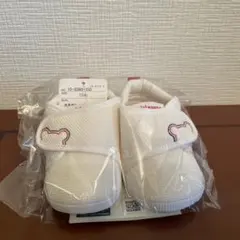 美品　ミキハウス　ファーストシューズ　室内用　伝え歩き　ベビー　出産祝い