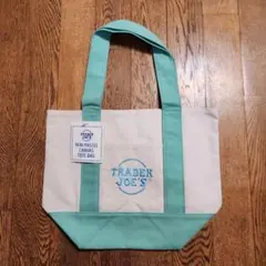 TRADER JOE'S ミニパステルキャンバストートバッグ