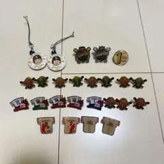 ソフトバンクホークス 野球応援グッズ セット バッジ ストラップ