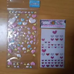 カラフルハートシールセット