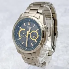 CASIO リニエージ 電波ソーラー チタン クロノグラフ 稼働品 182