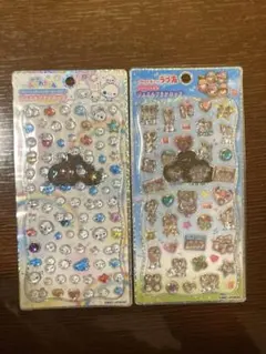 正規品　ラブ友　あわわちゃん　ジュエルプチドロップシール 2枚セット
