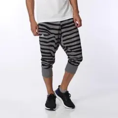 ⅩL アディダス サルエル パンツ 7分丈 3/4 ジャージ ゼブラ　ジムのサムネイル