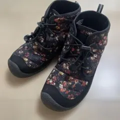 KEEN 花柄ブーツ