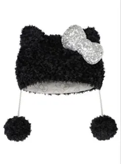 ハローキティ ポンポン付きハット USJ ファンキャップ ニット帽 ヘッドウェア