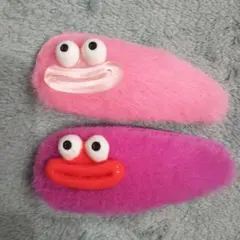 ソーセージリップモンスター ヘアクリップファー ヘアピン ヘアアクセサリー