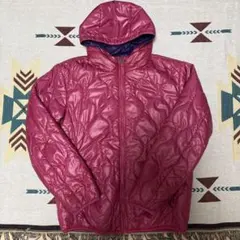 リバーシブル フード付き キルティングジャケット