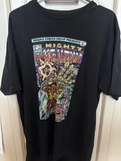 MISHKA×MIGHTY HEALTHY コラボTシャツ　Lサイズ　黒