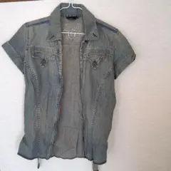 DIESEL ショートスリーブデニムジャケット S