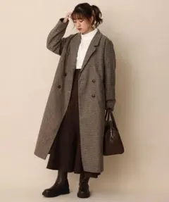 one after another NICE CLAUP ロングチェスターコート