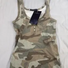 Brandy Melville camo カモフラージュ タンクトップ - メルカリ