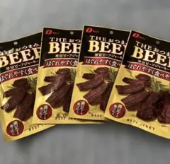 なとり　THE おつまみ　厚切りビーフジャーキー　4袋のサムネイル