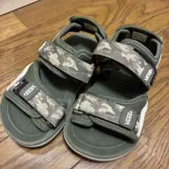 値下げ⭐︎VANS カモフラージュサンダル ベルクロ 17.0cm