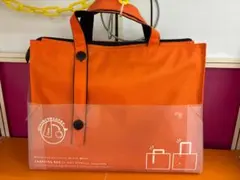 LIHIT LAB. キャリングバッグ 2ウェイタイプ B4 オレンジ