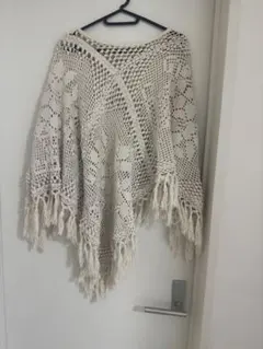 フリンジポンチョ