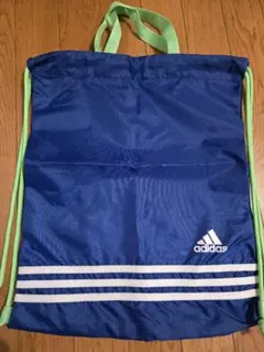 未使用　adidas アディダス　ナップサック 青