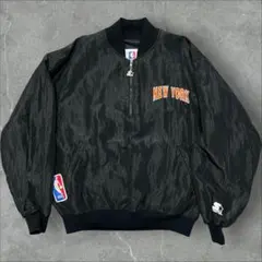 USA製 90s Starter Knicks Half-Zip NBA 短丈