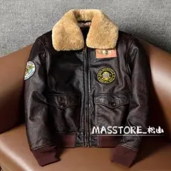 美品 メンズ 革ジャン フライトジャケット 牛革 レザージャケットS-6XL