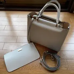 【値下げ】Gianni Notaro グレー ハンドバッグ