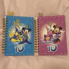 TDS 10周年 リングノートセット ミッキー&ミニー