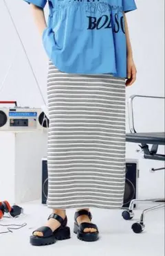 LEPSIM ワッフルナロースカートのサムネイル