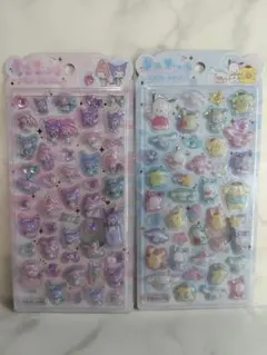 サンリオ　うるちゅるポップシール　マイメロ　クロミ　ポムポムプリンセット