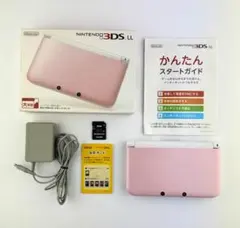 3DS LL 本体 ピンクxホワイト（NINTENDO ニンテンドー）+ 充電器